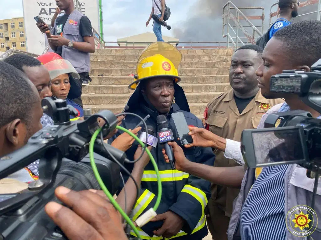 Update: Fire at Adum Market Under Control After Nearly Six Hours